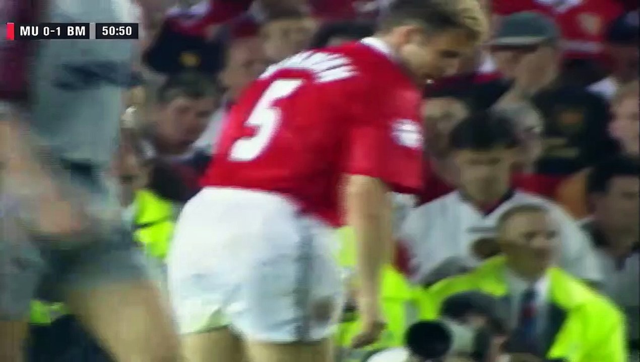 الشوط الثاني مباراة مانشستر يونايتد 2-1 بايرن ميونيخ  نهائي دوري الابطال 1999