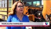 Distrito escolar de San Diego ponen en operación 13 autobuses escolares eléctricos