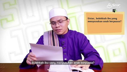 Boleh ke ibu yang menyusukan anak berpuasa?