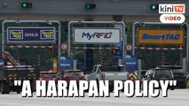 Govt highway takeover is a Harapan policy, says Harapan