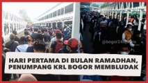Viral, Hari Pertama Kerja di Bulan Ramadhan, Penumpang KRL di Stasiun Bogor Membludak