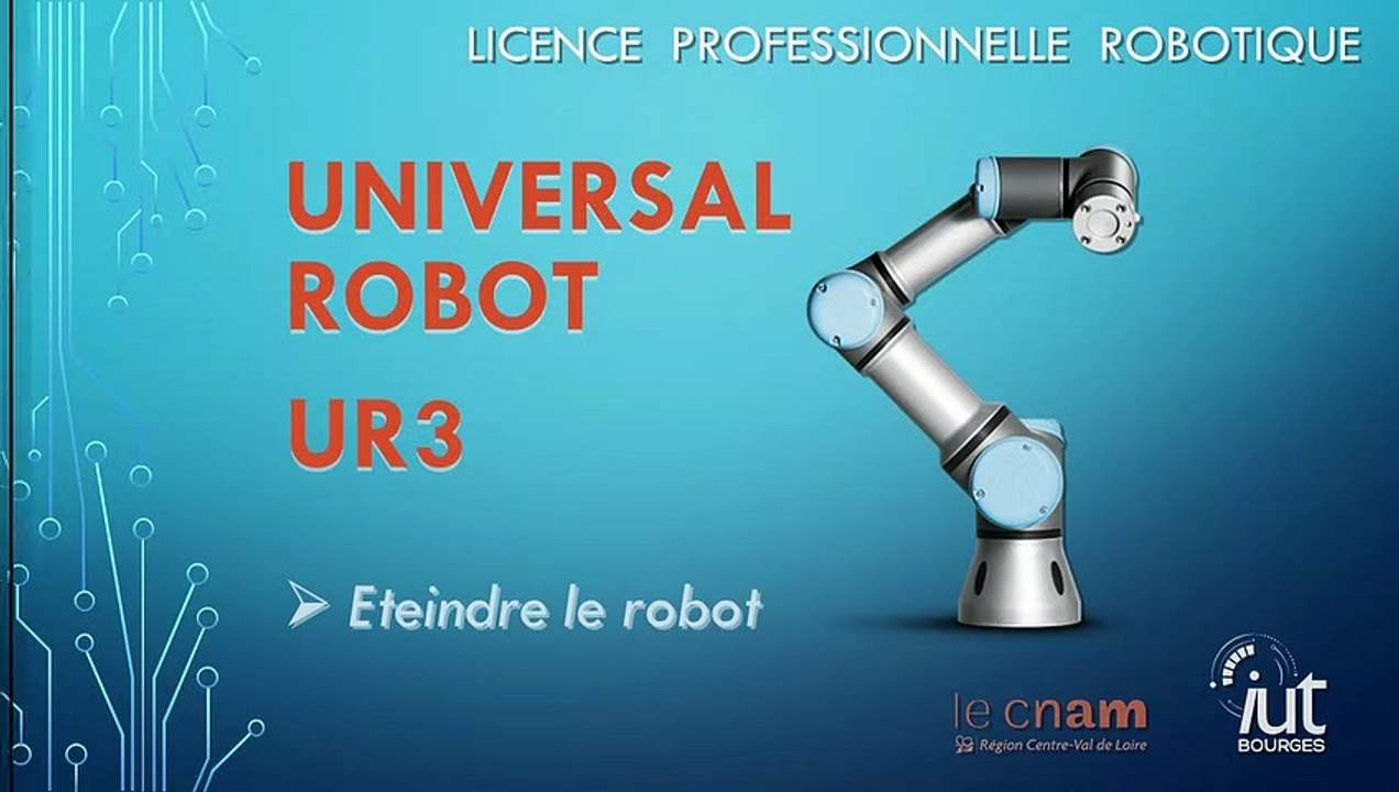 UR3 Eteindre Robot
