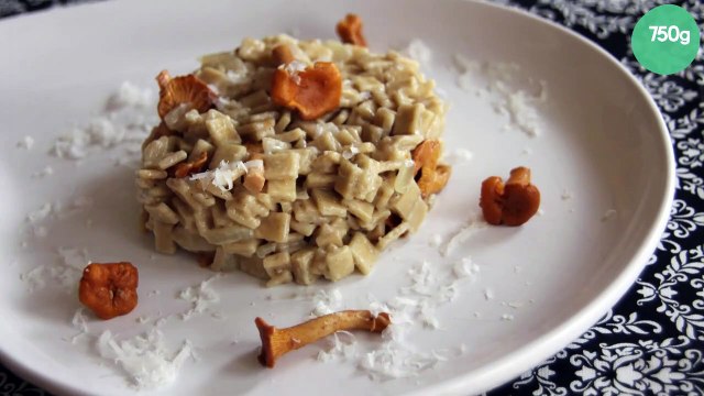Crozets aux girolles façon risotto
