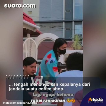 Viral! Publik Heboh Ada Iqbaal Ramadhan KW Nganterin Kopi, Iqbaal Lebaran