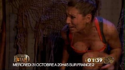 Grosse frayeur pour Laury Thilleman dans Fort Boyard