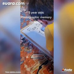 Viral Video Anak Umur 5 Tahun Miliki Kemampuan Fotografis dan Punya Tulisan Bagus, Publik Dibuat Terkagum-kagum