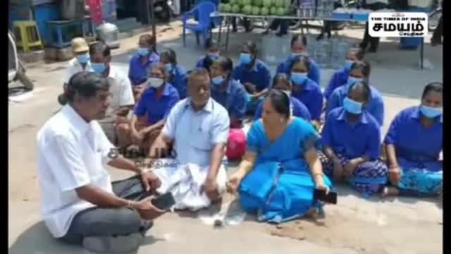 சூப்பர் மார்க்கெட்டுக்கு ஆப்பு வைத்த திமுகவினர்; கோபப்பட்ட உரிமையாளர்!