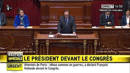 François Hollande devant les Parlementaires