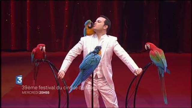 Bande-annonce - 39e Festival international du Cirque de Monte-Carlo (France 3) Mercredi 23 décembre