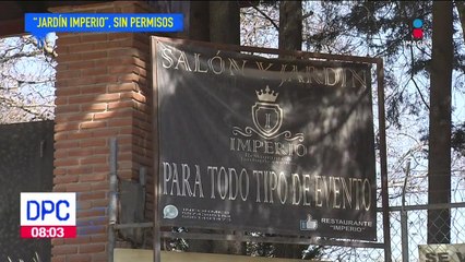 Jardín Imperio, lugar de fiestas clandestinas donde un joven fue asesinado