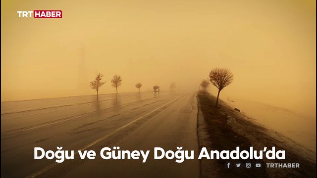 Suriye kaynaklı toz taşınımı hayatı olumsuz etkiliyor