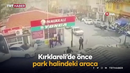 Otobüs trafiği savaş alanına çevirdi: 2 yaralı