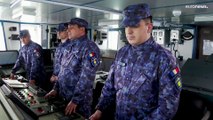La Armada rumana realiza ejercicios navales para proteger el acceso a sus puertos en el Mar Negro