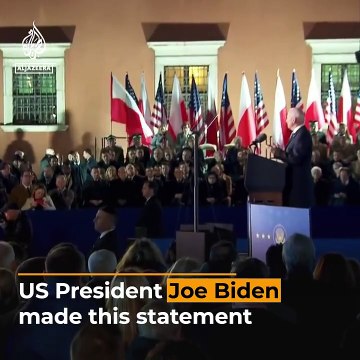 Biden says Russia’s Vladimir Putin “cannot remain in power” Al Jazeera Newsfeed