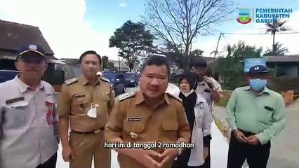 Bupati Garut Tinjau Perbaikan Jalan Raya