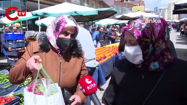 Pazarda alışveriş yapan emekli yurttaş gözyaşlarını tutamadı: Gelen zamlara böyle isyan etti