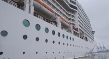 Genova - Soccorso su nave da crociera: addestramento dei Vigili del Fuoco (05.04.22)
