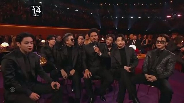 Trevor Noah interviews BTS at the Grammys