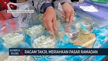 Ragam Takjil Meriahkan Pasar Ramadhan