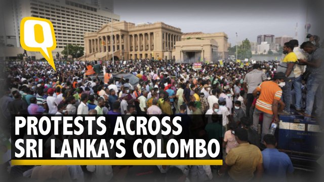 Sri Lanka Crisis | Sri Lankans Protest at Colombo’s Independence Square