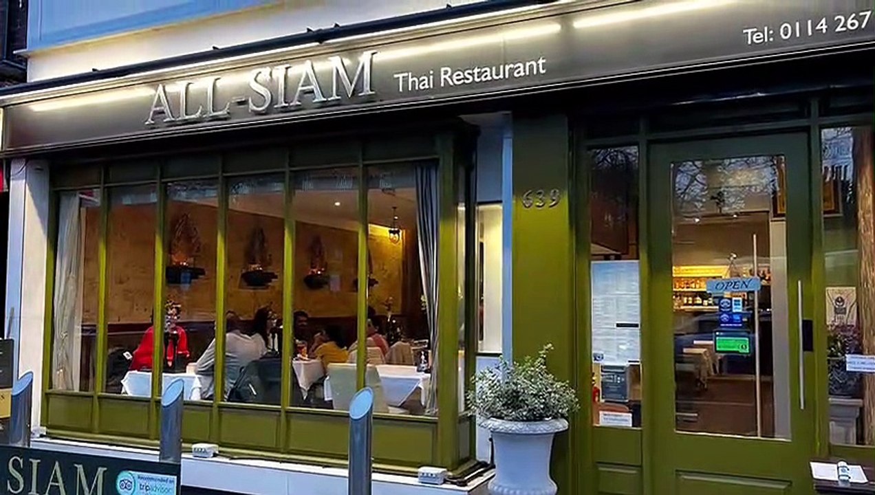 Inside All-Siam Thai restaurant