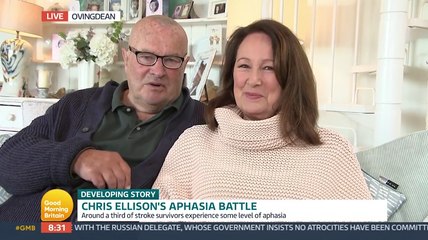 The Bill's Chris Ellison shares update on aphasia diagnosis