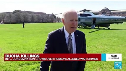 West pledges to punish Russia over civilian killings in Bucha