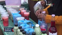 Penjualan Takjil Ramai Di Ruas Jalan Sorong Jelang Buka Puasa
