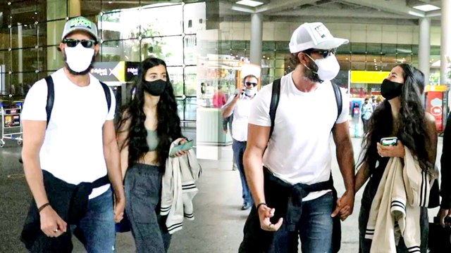 Hrithik Roshan-Saba Azad Confirm Their Relationship By Holding Hands At Airport