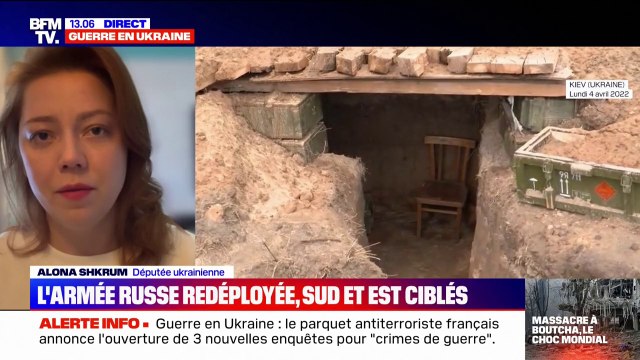 Les atrocités vues à Boutcha, on va avoir ça dans le Sud , craint une députée ukrainienne sur BFMTV
