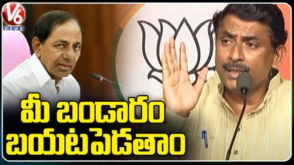 BJP Leader Muralidhar Rao Comments on TRS About Pudding & Mink Pub Drugs Case V6 News