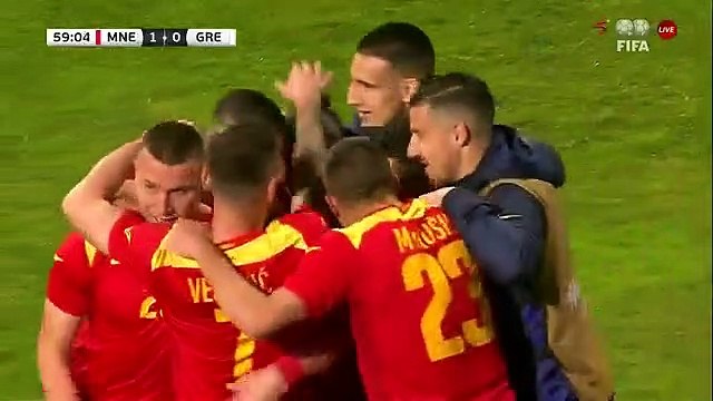 Montenegro 1-0 Greece Friendly Match Highlights