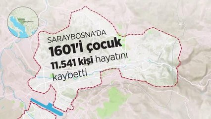 (VİDEO-GRAFİK) Saraybosna kuşatmasının 30. yıl dönümü