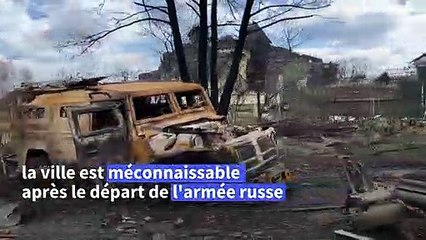 Au nord de Kiev, une ville en ruines après le départ des Russes