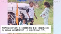 Kim Kardashian : Supportrice de son fils Saint (6 ans), craquant footballeur