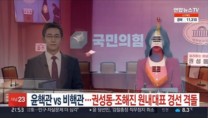 윤핵관 vs 비핵관…권성동·조해진 원내대표 경선 격돌