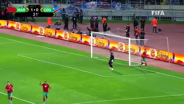 Morocco 4-1 Congo DR 2022 FIFA World Cup European Qualification Match Highlights