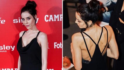 İspanya'da Cansu Dere rüzgarı! Güzelliğiyle törene damga vurdu