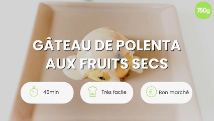 Gâteau de polenta aux fruits secs