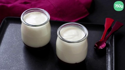 Yaourts maison à la crème de marrons