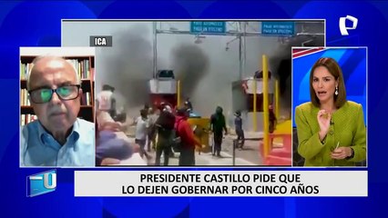 Ismael Benavides sobre Pedro Castillo: “Ha nombrado 50 ministros con toda clase de antecedentes"