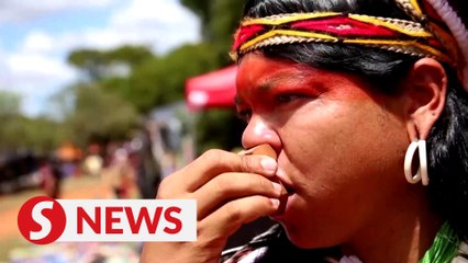 Brazil’s indigenous people set up camp to defend land