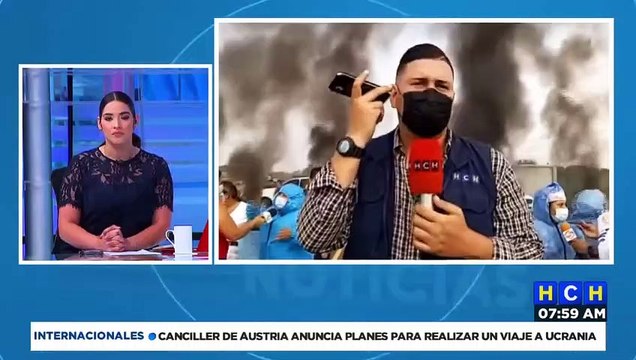 ¡Protesta! Personal de Primera Línea se toma carretera en Choluteca exigiendo pagos y nombramientos