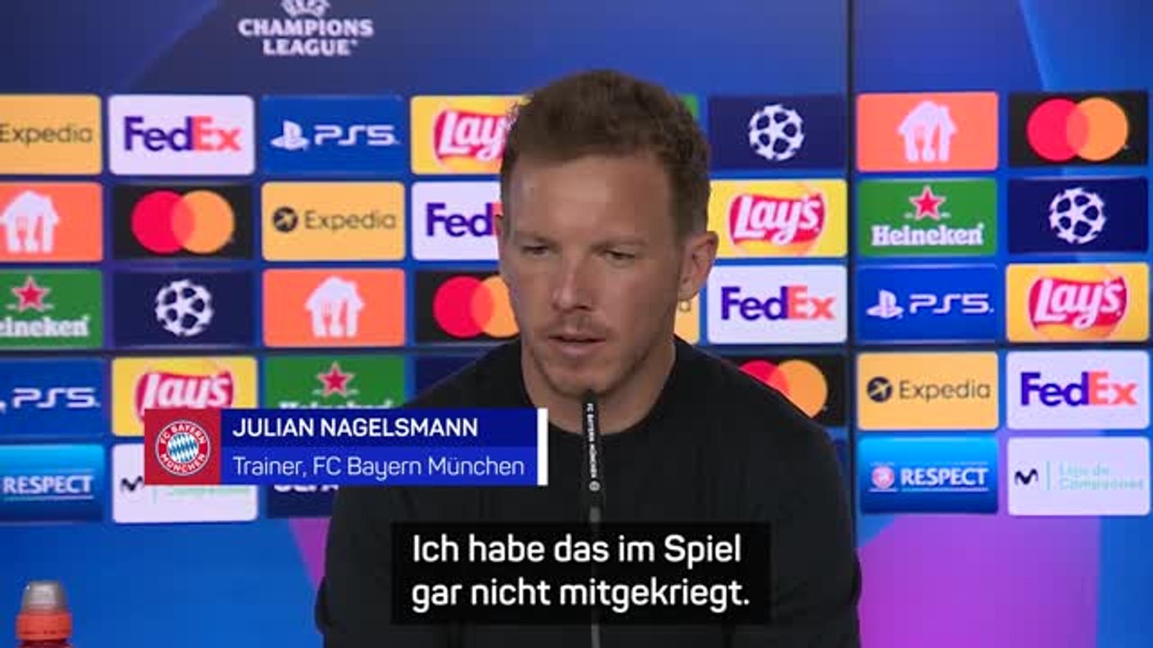 Nagelsmann: tolisso ist „fertig mit der welt“