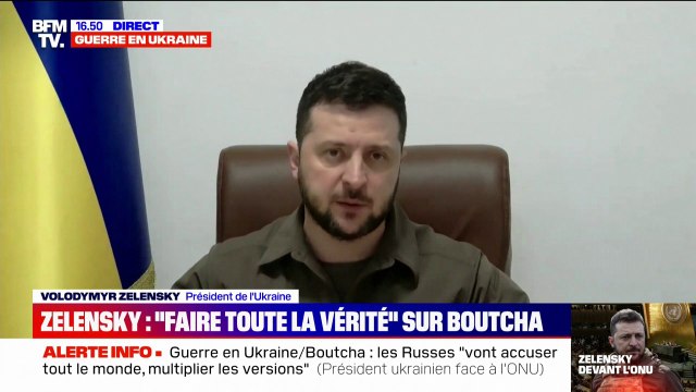 Volodymyr Zelensky propose la création d'une Assemblée des Nations Unies pour la justice et la paix