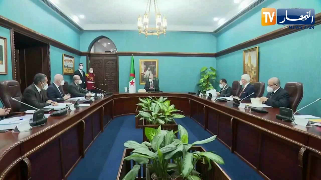 رئيس الجمهورية يترأس إجتماعا حول آخر التحضيرات لألعاب البحر الأبيض المتوسط