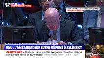 Vassili Nebenzia, représentant permanent de la Russie à l’ONU accuse Volodymyr Zelensky de porter 
