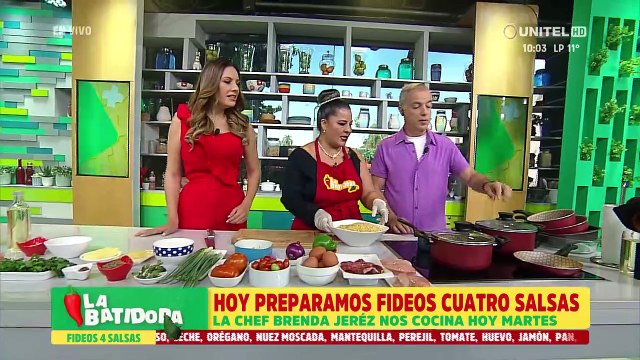 Receta: Aprendemos a cocinar Fideos cuatro salsas