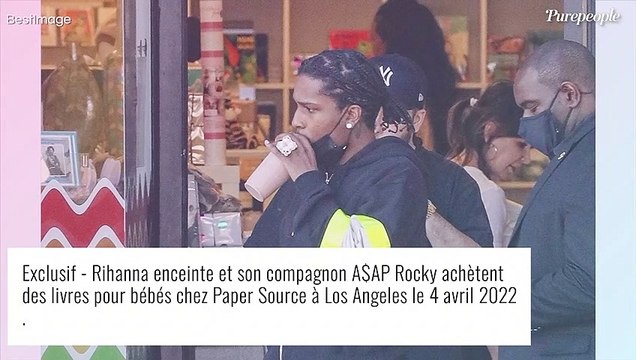 Rihanna enceinte : look 100% confort pour des achats pour le bébé, avec A$AP Rocky