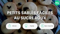 Petits sablés faciles au sucre roux